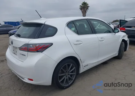 2011 Lexus Ct 200H Premium from USA, damaged, VIN JTHKD5BH2B2041037
